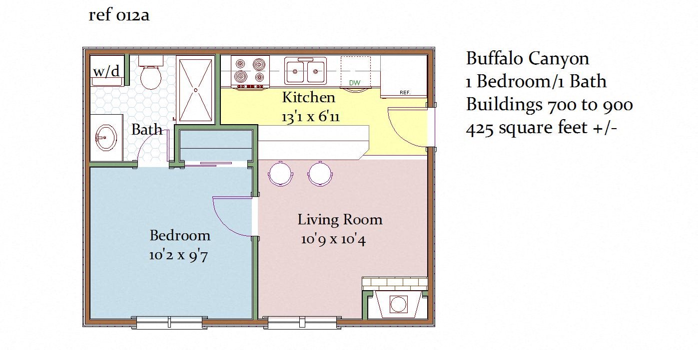 Floor Plan 425 Ft